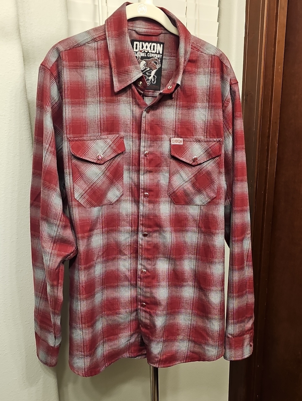 Dixxon Flannel Co. Pinot Mens Large Snap Button Long Sleeve